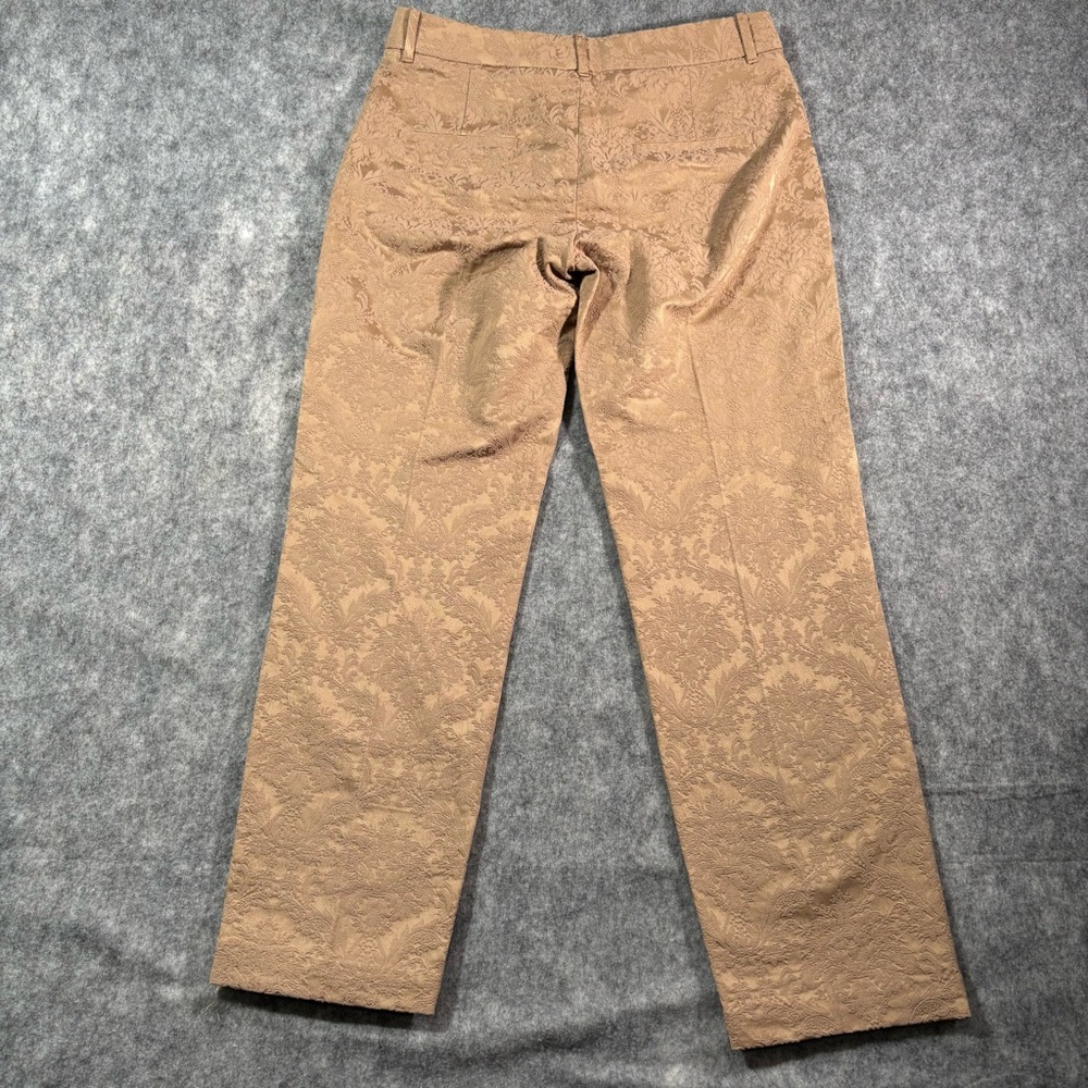 Zara Womens Mustarc Colored‎ Designed Skinny Pants Size S - Picture 2 of 13
